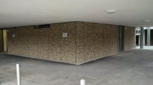 Über 600m² GSB Wandgabionen kleiden die Meinfankensäle in ein neues Gewand